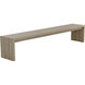 Viga Drift Brown Outdoor Bench
